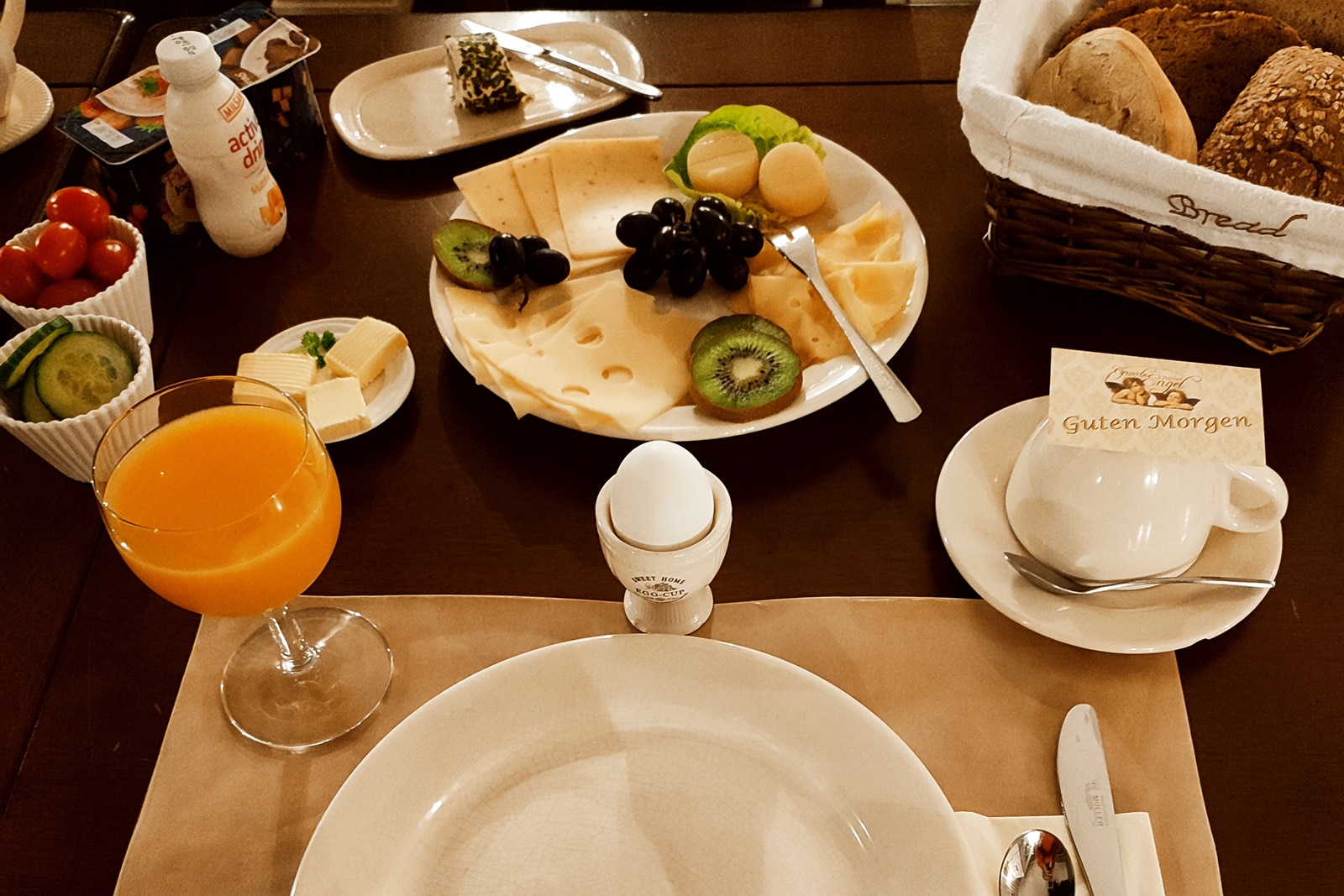 Frühstück im Hotel Groote Engel